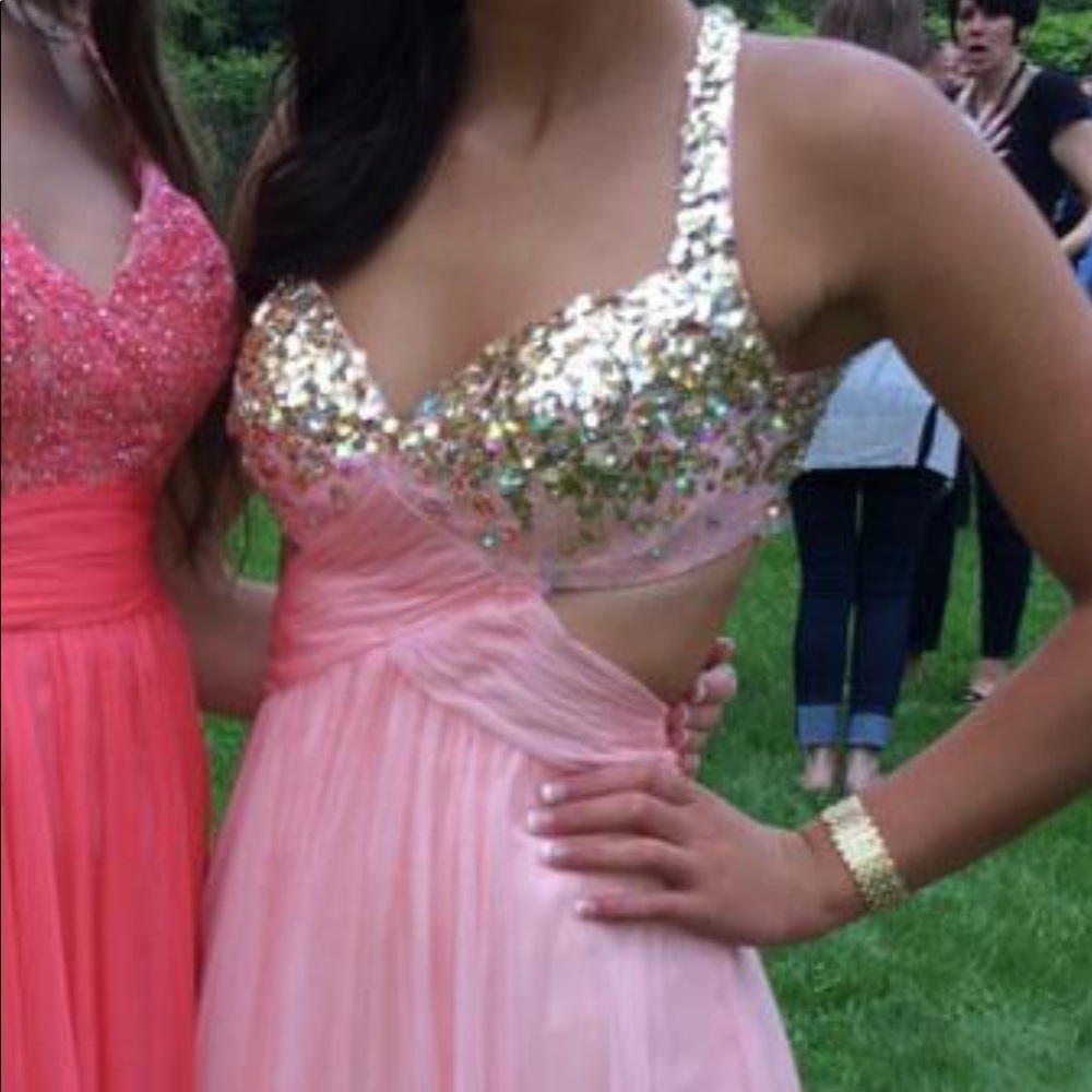 Flirt by Maggie Sottero XS Pink Ball Gown Formal Prom Dress